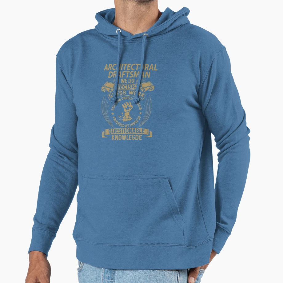 Architectural Draftsman Hoodie - Novelty Apparel Men Women - T-Shirt, Sweatshirt, Hoodie