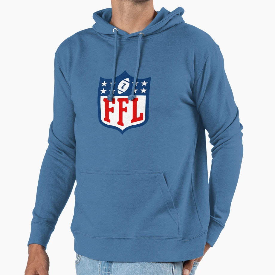 Fantasy Football Logo Ffl League Lover Hoodie - Casual Everyday Wear Unisex - T-Shirt, Sweatshirt, Hoodie