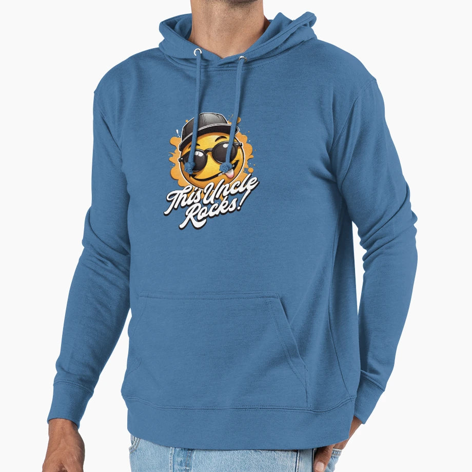 This Uncle Rocks Hoodie - Casual Everyday Wear Unisex - T-Shirt, Sweatshirt, Hoodie