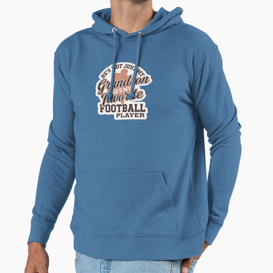 Funny He S Not Just My Grandson He S My Hoodie - Graphic Print for Adults - T-Shirt, Sweatshirt, Hoodie