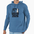 Houston 2026 Space Shuttle Football V1 T-Shirt - Graphic Print Men Women - T-Shirt, Sweatshirt, Hoodie