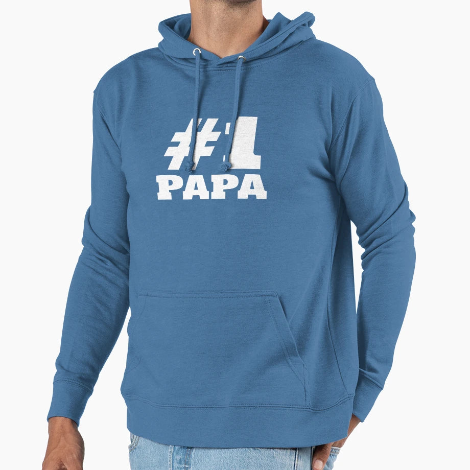 1 Dad Funny Best Dad Gift Hoodie - Casual Everyday Wear Men Women - T-Shirt, Sweatshirt, Hoodie