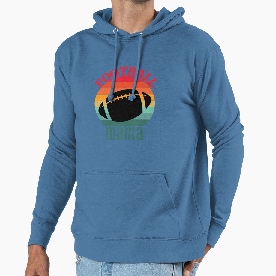 Football Mama T-Shirt - Trendy Graphic Men Women - T-Shirt, Sweatshirt, Hoodie