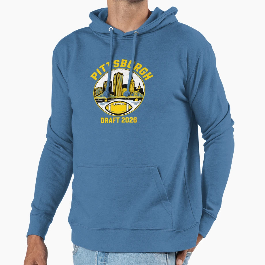 Pittsburgh Draft 2026 Hoodie - Unique Graphic Men Women - T-Shirt, Sweatshirt, Hoodie
