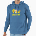 Baseball Softball Ball Heart Grandma Hoodie - Novelty Apparel for Adults - T-Shirt, Sweatshirt, Hoodie