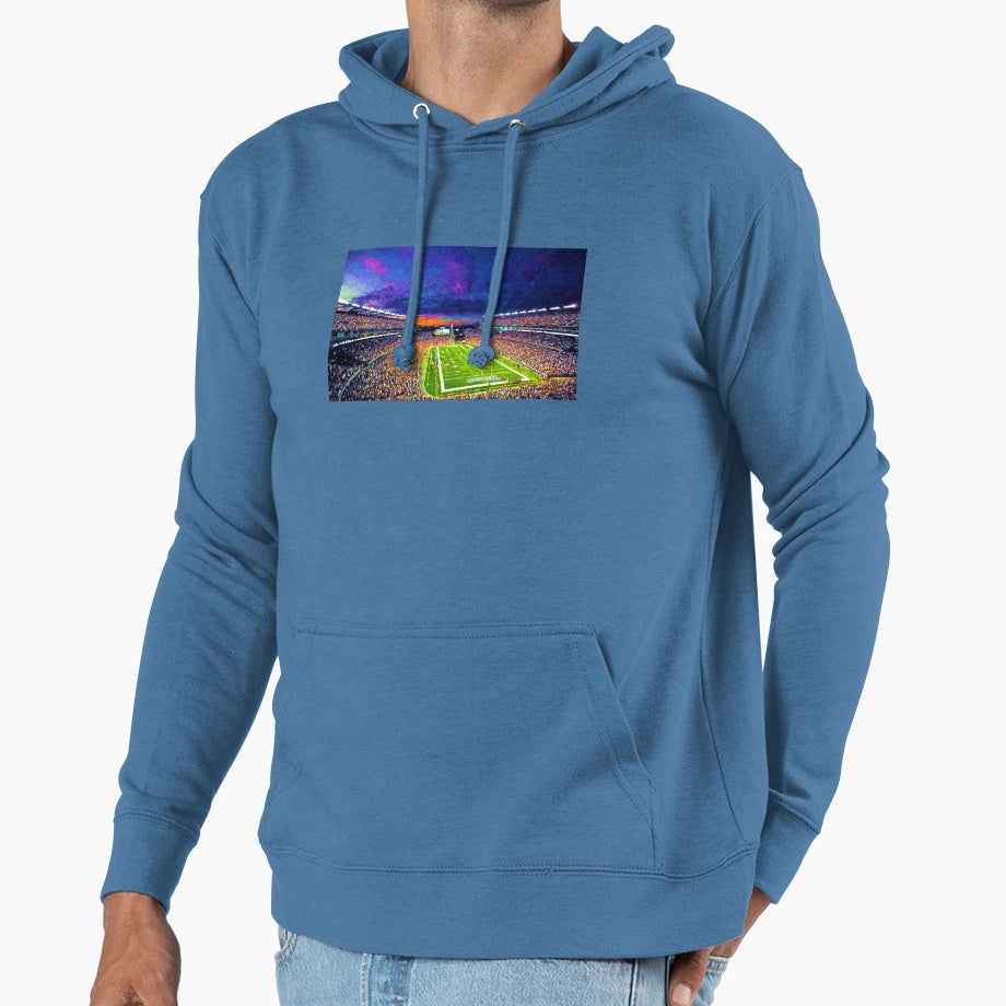 Patriots Gillette Stadium Foxborough Hoodie - Minimalist Print Men Women - T-Shirt, Sweatshirt, Hoodie