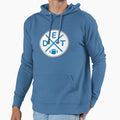 Detroit Football Emblem Circle Hoodie - Minimalist Print for Adults - T-Shirt, Sweatshirt, Hoodie