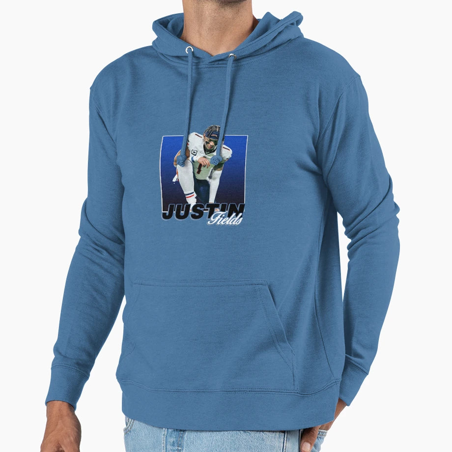 Justin Fields T-Shirt - Custom Art Print Unisex - T-Shirt, Sweatshirt, Hoodie