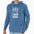 Football Mom Loud Proud Moms Hoodie - Aesthetic Graphic for Adults - T-Shirt, Sweatshirt, Hoodie