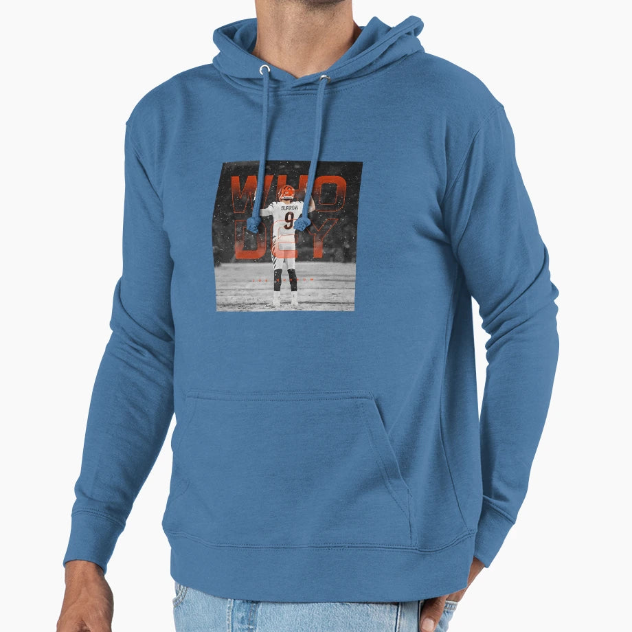 Player Sports Quarterback 14 Wide Hoodie - Fun Novelty Design for Adults - T-Shirt, Sweatshirt, Hoodie