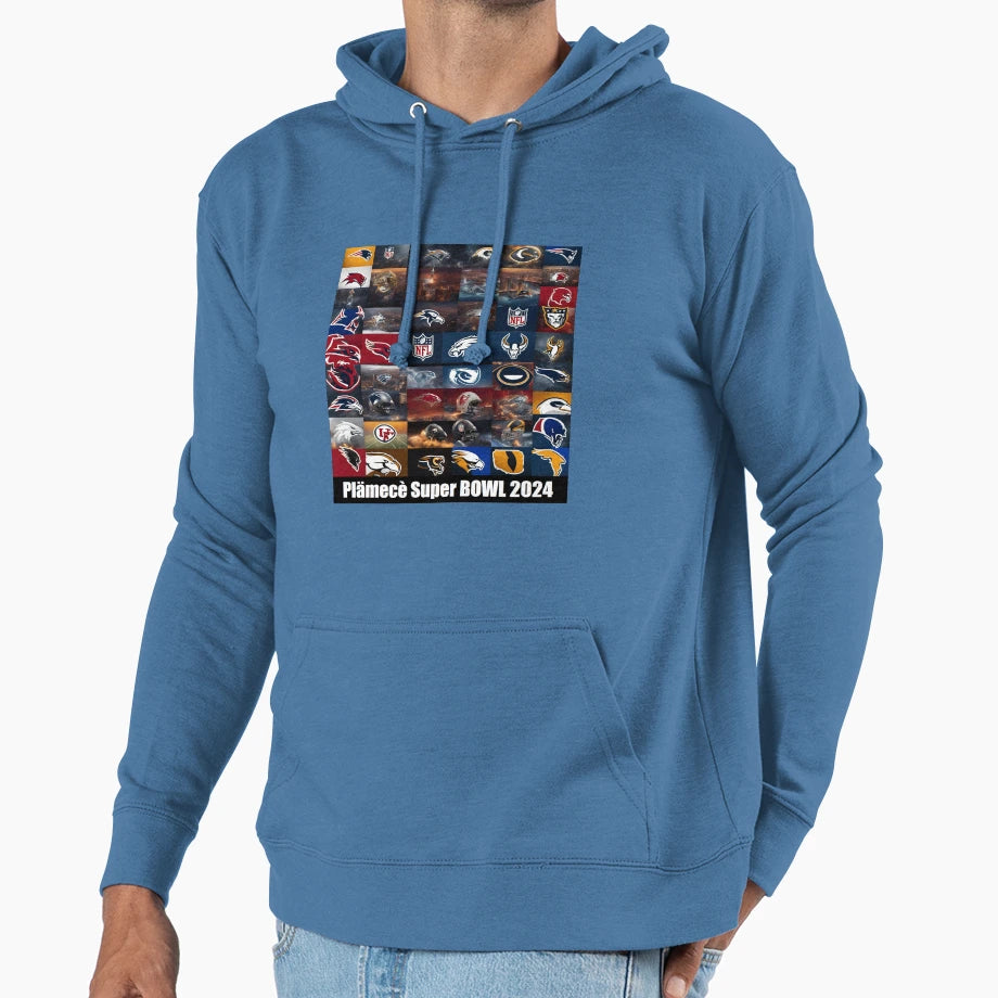 Super Bowl 2024 Nfl Usa Hoodie - Custom Art Print Men Women - T-Shirt, Sweatshirt, Hoodie