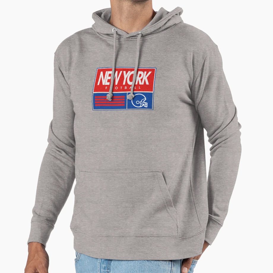 New York Football Hoodie - Streetwear Style Unisex - T-Shirt, Sweatshirt, Hoodie