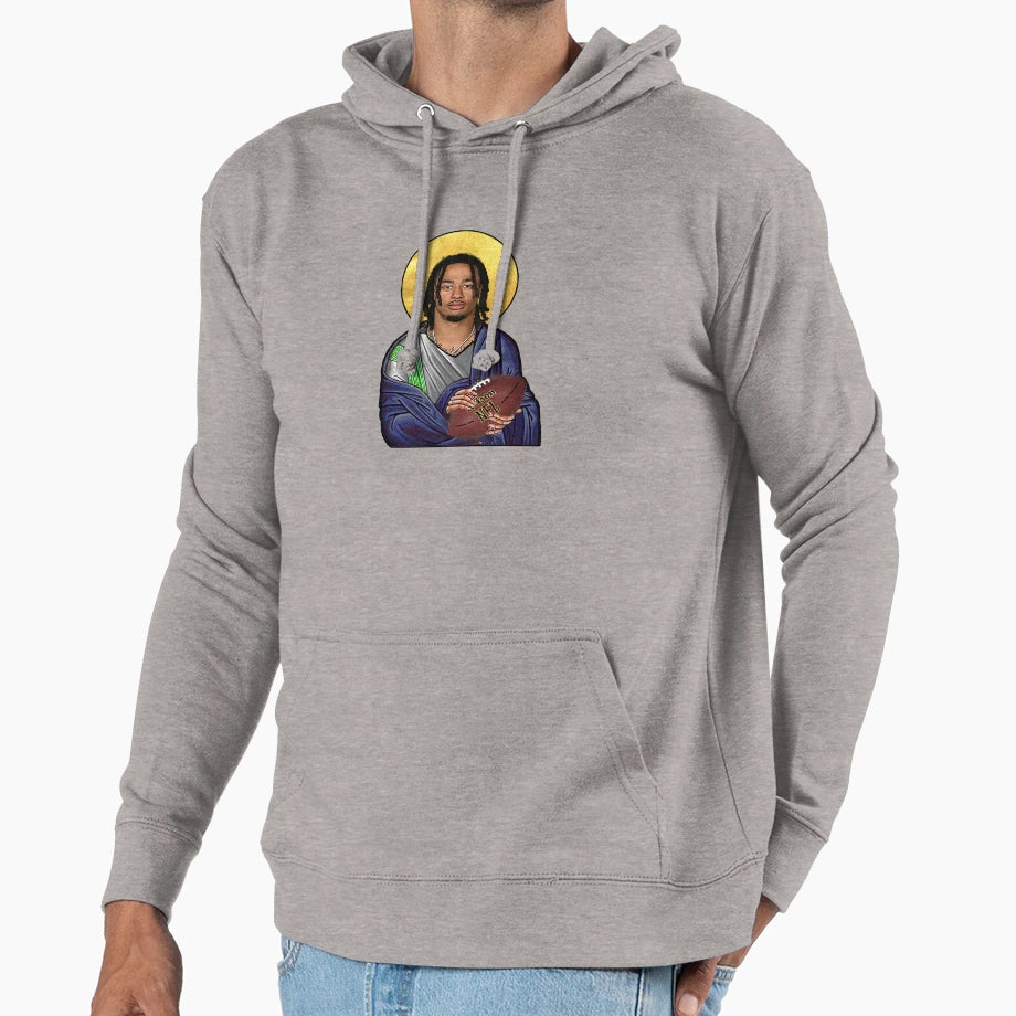 Saint Jaxon Smith Njigba Seattle Hoodie - Casual Everyday Wear for Adults - T-Shirt, Sweatshirt, Hoodie