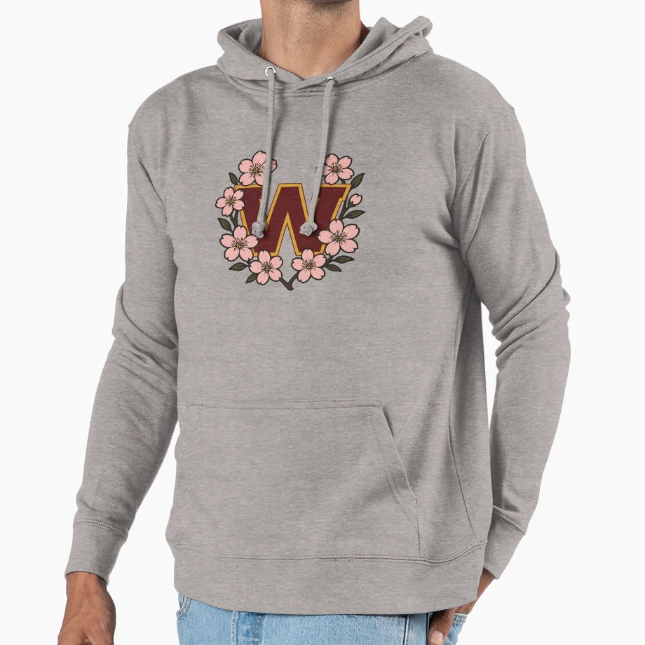 Washington Commanders X Cherry Hoodie - Casual Everyday Wear Unisex - T-Shirt, Sweatshirt, Hoodie