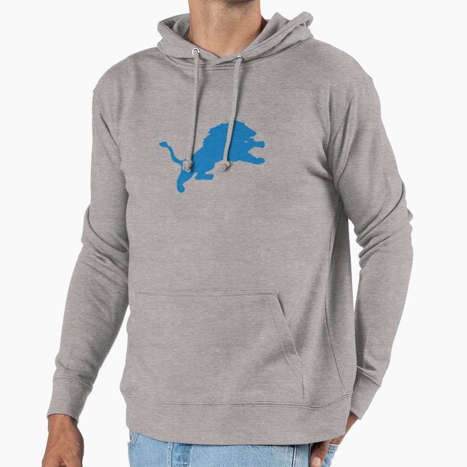 Detroit Lion Hoodie - Streetwear Style for Adults - T-Shirt, Sweatshirt, Hoodie