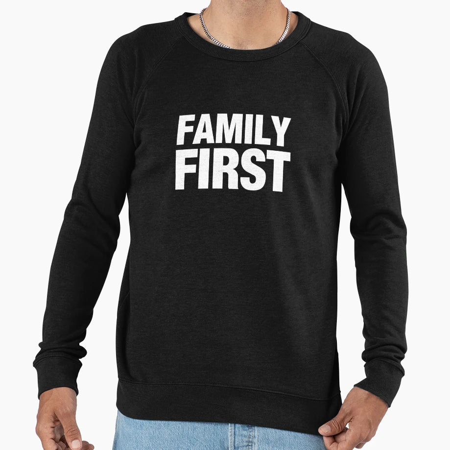 Family First Family Car Family Stick T-Shirt - Aesthetic Graphic Men Women - T-Shirt, Sweatshirt, Hoodie
