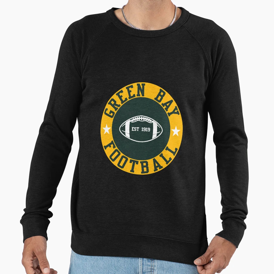 Green Bay Football Sweatshirt - Minimalist Print Men Women - T-Shirt, Sweatshirt, Hoodie