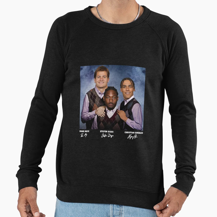 SD Drake Maye Christian Gonzalez Sweatshirt - Minimalist Print for Adults - T-Shirt, Sweatshirt, Hoodie
