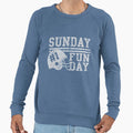 Sunday Funday Football Helmet Sweatshirt - Novelty Apparel Unisex - T-Shirt, Sweatshirt, Hoodie