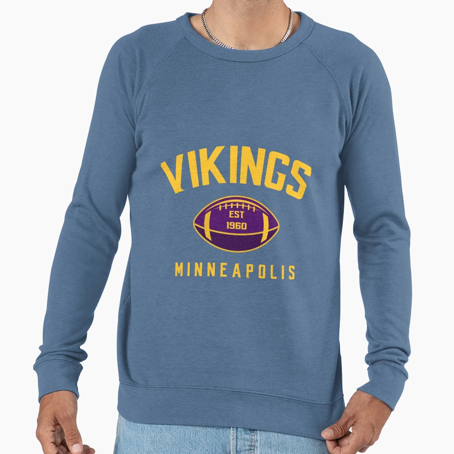 Vikings Sweatshirt - Casual Everyday Wear Men Women - T-Shirt, Sweatshirt, Hoodie