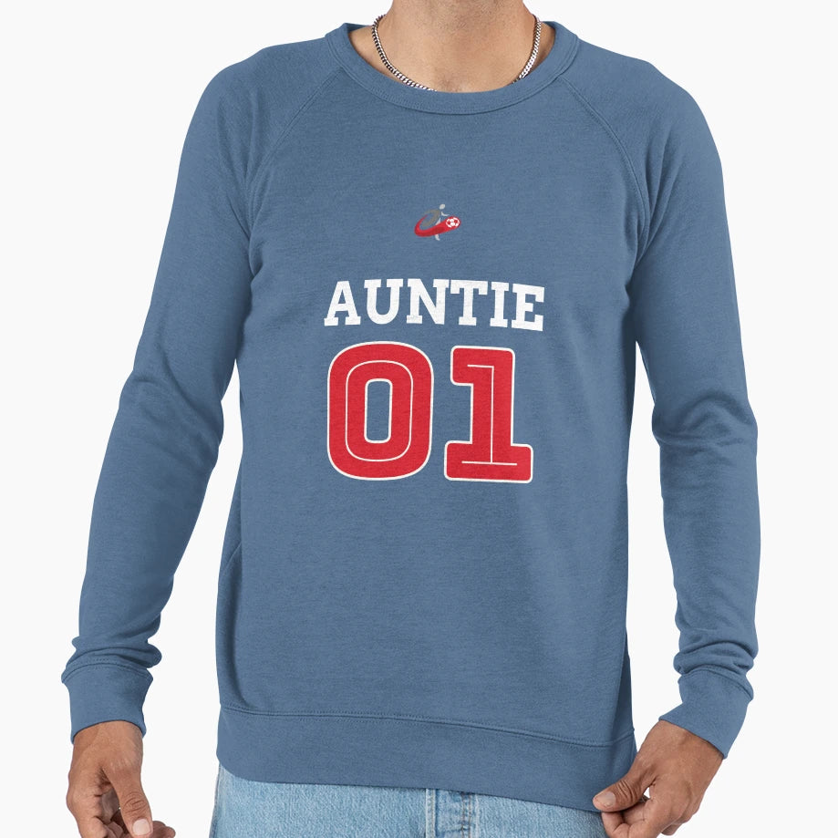 Soccer Auntie No 1 Sweatshirt - Trendy Graphic for Adults - T-Shirt, Sweatshirt, Hoodie