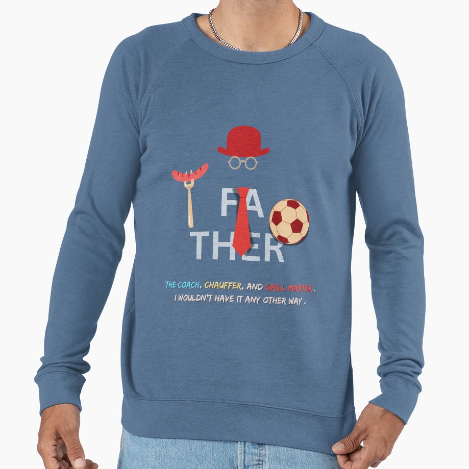 Father Coach Sweatshirt - Casual Everyday Wear for Adults - T-Shirt, Sweatshirt, Hoodie