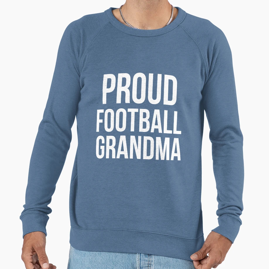Football Grandma Proud Football Grandma T-Shirt - Unique Graphic Men Women - T-Shirt, Sweatshirt, Hoodie