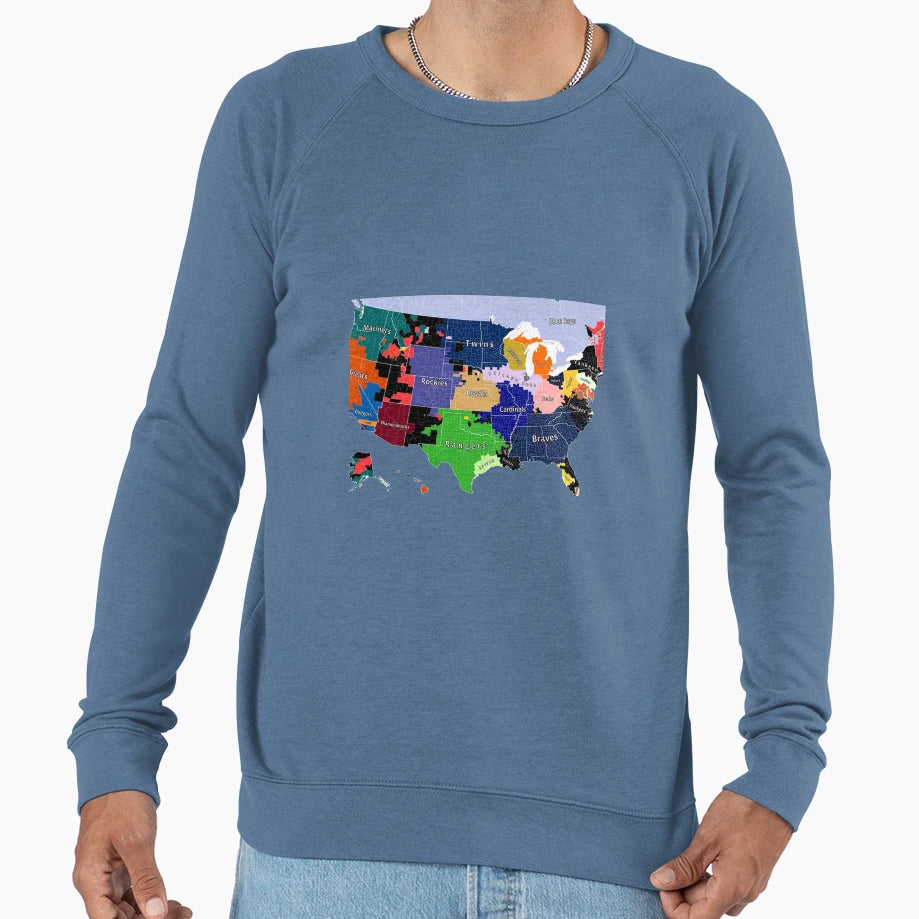 Most Popular Mlb Team Every Us Sweatshirt - Minimalist Print for Adults - T-Shirt, Sweatshirt, Hoodie