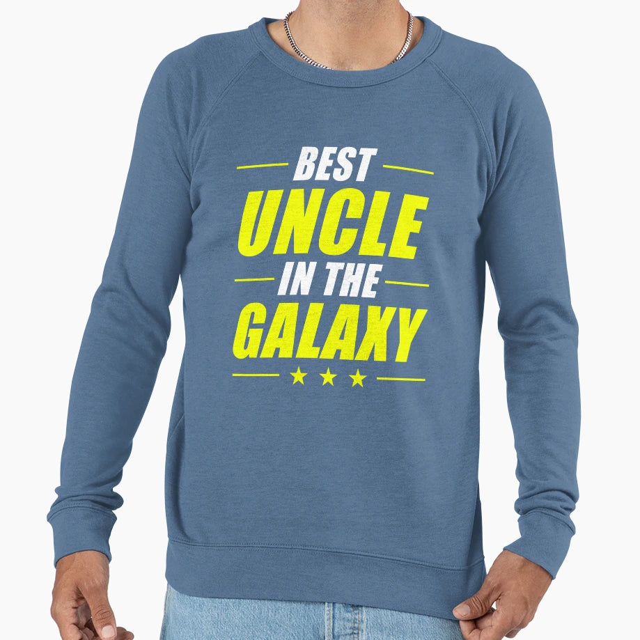 Best Uncle Galaxy Great Uncle Gift Sweatshirt - Unique Graphic for Adults - T-Shirt, Sweatshirt, Hoodie