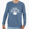 First Football Football Sports Funny T-Shirt - Aesthetic Graphic Unisex - T-Shirt, Sweatshirt, Hoodie
