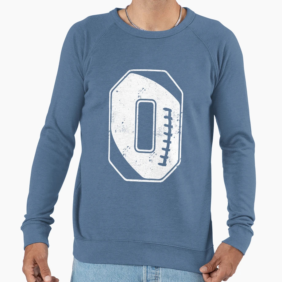 Football 0 Sweatshirt - Minimalist Print Unisex - T-Shirt, Sweatshirt, Hoodie