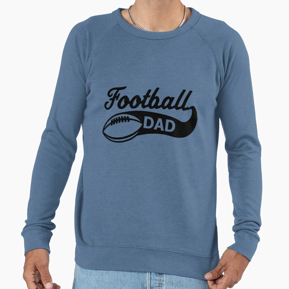 One Football Dad Sweatshirt - Graphic Print for Adults - T-Shirt, Sweatshirt, Hoodie