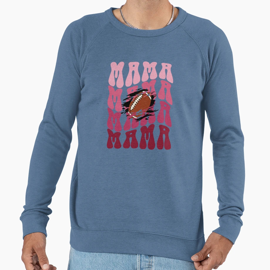 Football Mama Sweatshirt - Novelty Apparel for Adults - T-Shirt, Sweatshirt, Hoodie