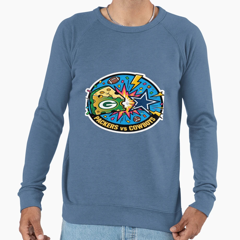 Packers Vs Cowboys Sweatshirt - Fun Novelty Design Unisex - T-Shirt, Sweatshirt, Hoodie