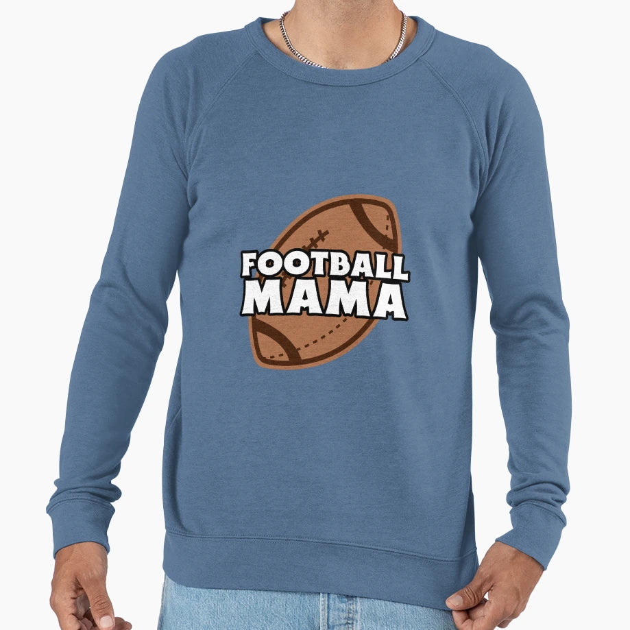 Football Mama T-Shirt - Unique Graphic Men Women - T-Shirt, Sweatshirt, Hoodie