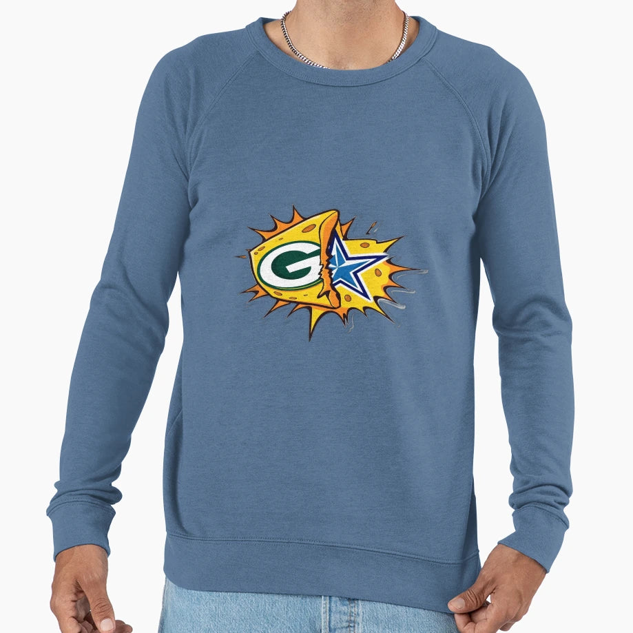 Green Bay Packers Vs Dallas Cowboys Sweatshirt - Novelty Apparel for Adults - T-Shirt, Sweatshirt, Hoodie
