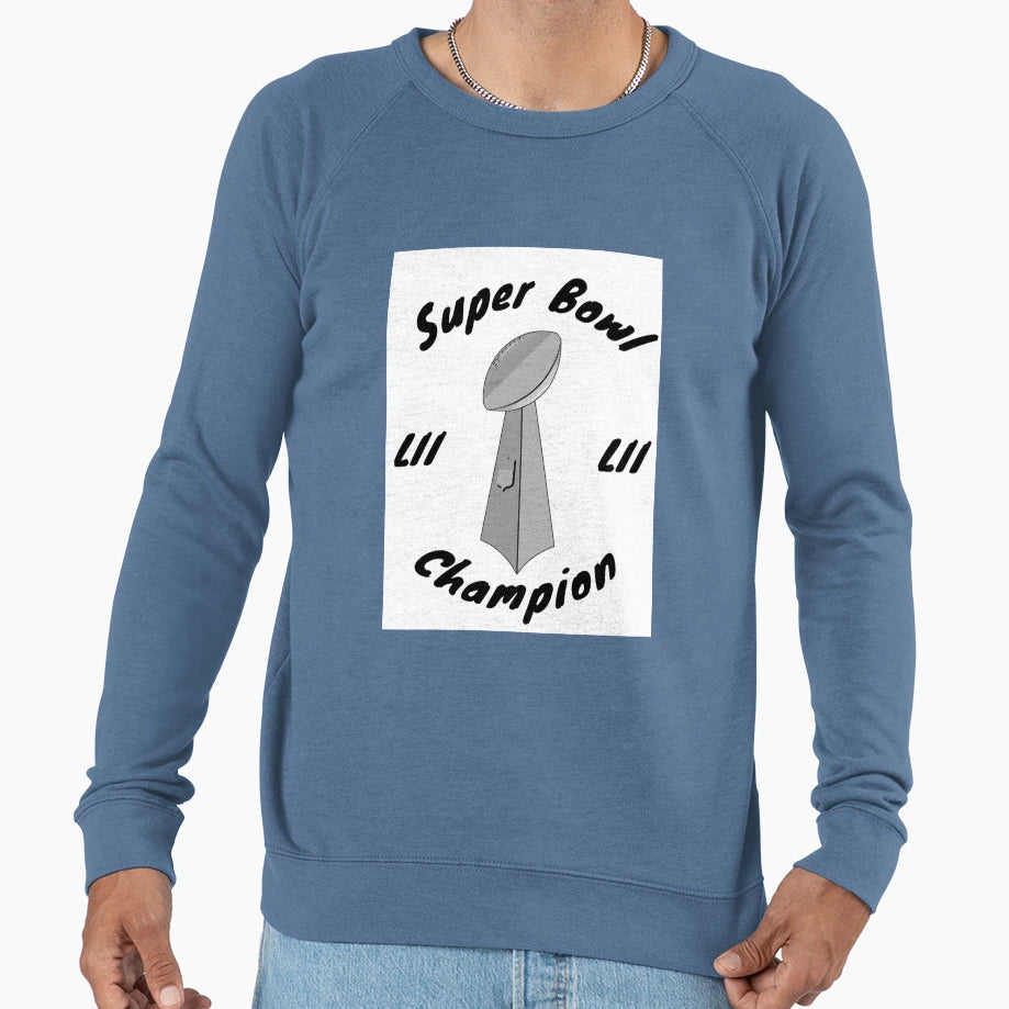 Super Bowl Lii Champion Sweatshirt - Minimalist Print for Adults - T-Shirt, Sweatshirt, Hoodie