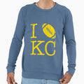 I Love Kansas City Football Sweatshirt - Fun Novelty Design Men Women - T-Shirt, Sweatshirt, Hoodie