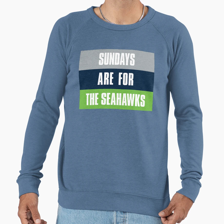 Sundays Are Seahawks Seattle Football Sweatshirt - Unique Graphic Unisex - T-Shirt, Sweatshirt, Hoodie