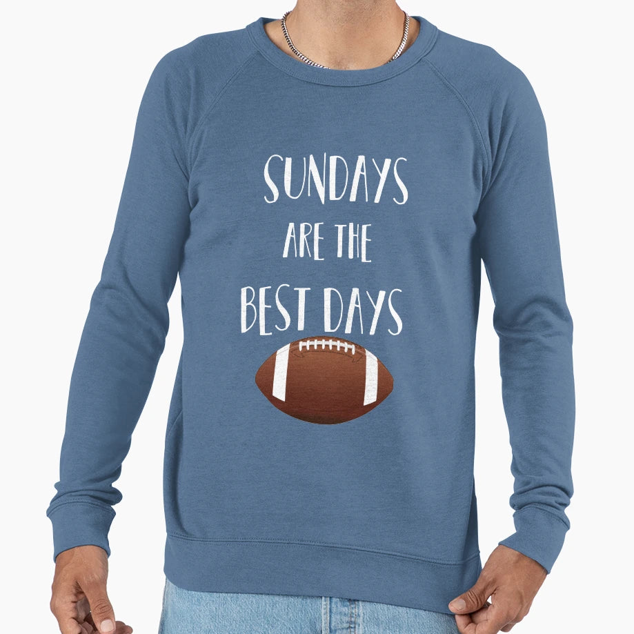 Funny Football Sundays Are Best Sweatshirt - Custom Art Print for Adults - T-Shirt, Sweatshirt, Hoodie