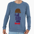 Funny Fathers Day Number 1 Dad Sweatshirt - Minimalist Print Men Women - T-Shirt, Sweatshirt, Hoodie