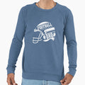 Football Dad White Sweatshirt - Graphic Print for Adults - T-Shirt, Sweatshirt, Hoodie
