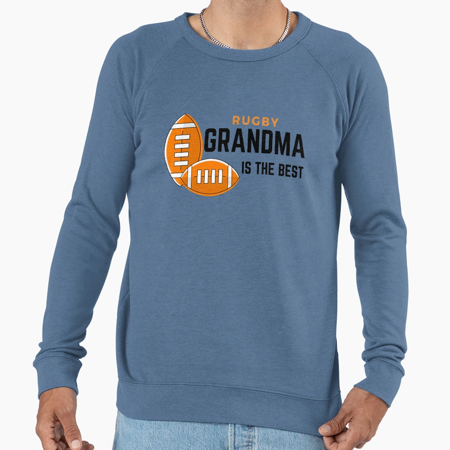 Rugby Grandma Is Best Gift Family Sweatshirt - Minimalist Print Unisex - T-Shirt, Sweatshirt, Hoodie