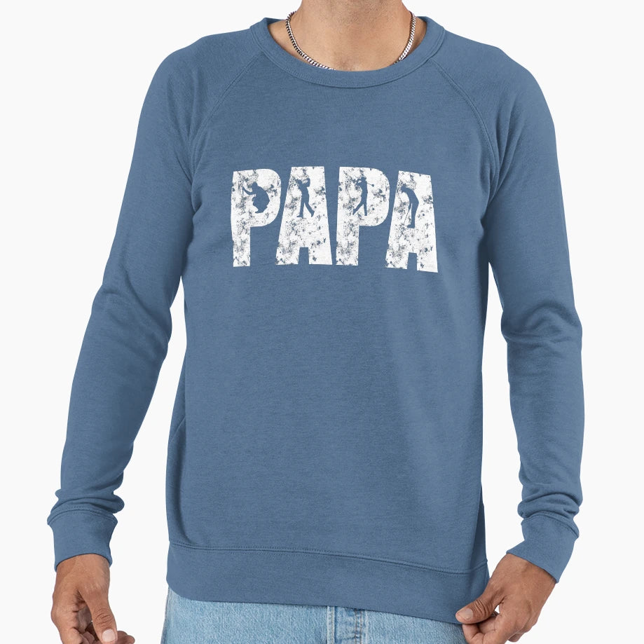 Papa Golf Funny Golf Dad Fathers Who T-Shirt - Minimalist Print Men Women - T-Shirt, Sweatshirt, Hoodie