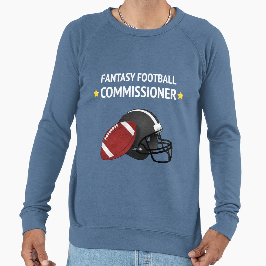 Fantasy Football Commissioner Sweatshirt - Fun Novelty Design for Adults - T-Shirt, Sweatshirt, Hoodie