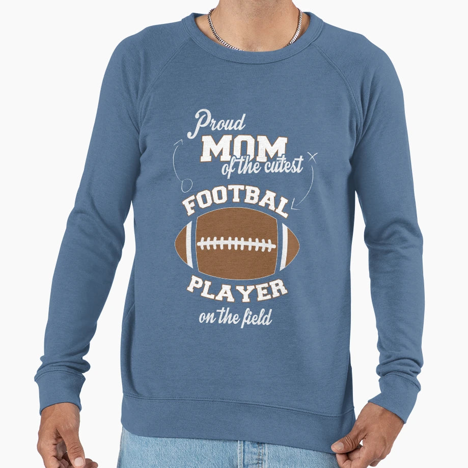 Football Mom Football Mom T-Shirt - Casual Everyday Wear for Adults - T-Shirt, Sweatshirt, Hoodie
