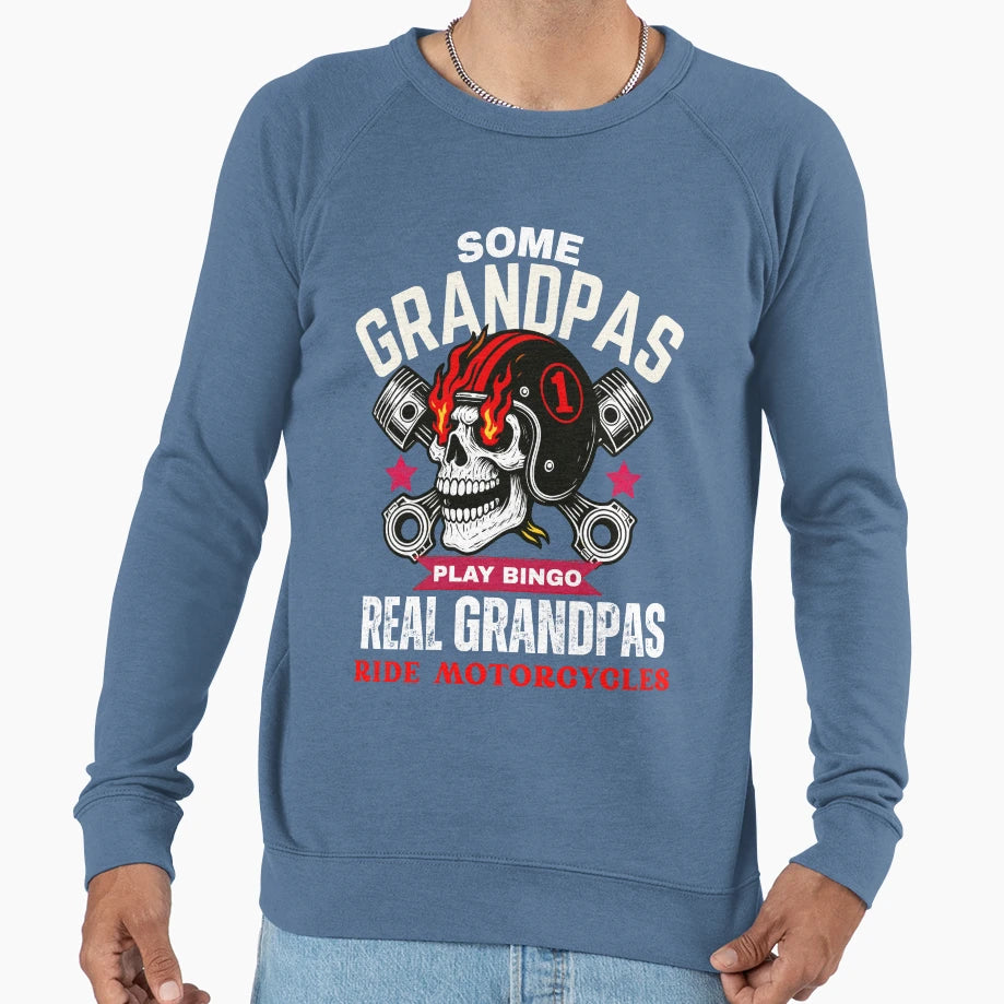 Some Grandpas Play Bingo Real Sweatshirt - Minimalist Print for Adults - T-Shirt, Sweatshirt, Hoodie