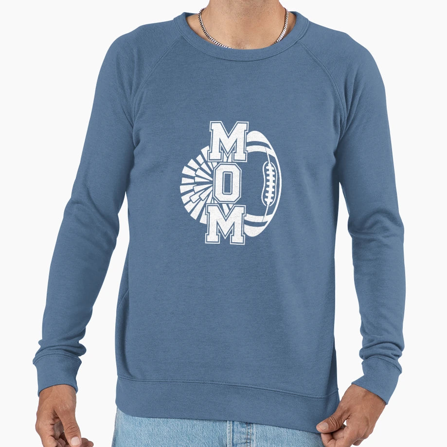 Cheer Mom Football Sweatshirt - Streetwear Style Unisex - T-Shirt, Sweatshirt, Hoodie
