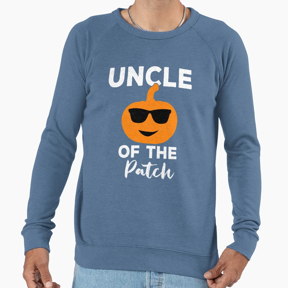 Pumpkin Uncle Patch Funny Sweatshirt - Custom Art Print for Adults - T-Shirt, Sweatshirt, Hoodie
