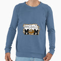 Mom Football Life Leopard Ball Bleached T-Shirt - Unique Graphic Unisex - T-Shirt, Sweatshirt, Hoodie